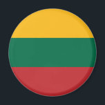 Lithuania Flag Magnet<br><div class="desc">Patriotic flag of Lithuania.</div>