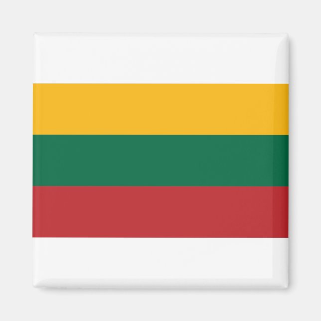 Lithuania Flag Magnet (Front)
