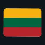 Lithuania Flag Magnet<br><div class="desc">Patriotic flag of Lithuania.</div>