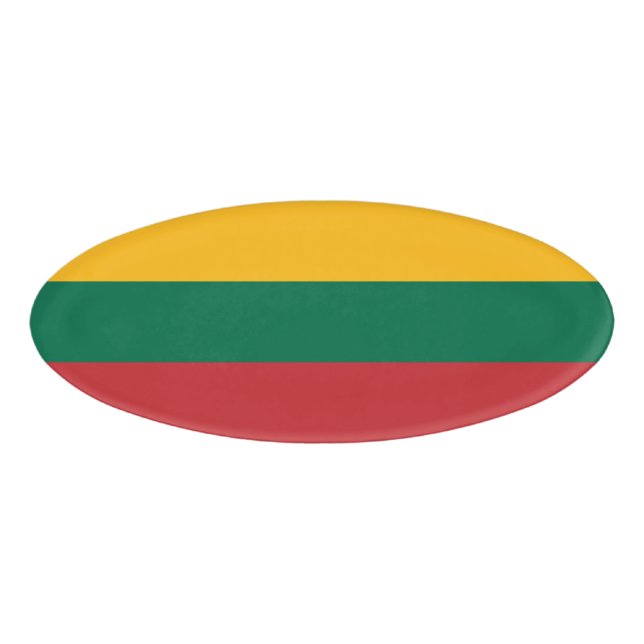 Lithuania flag name tag (Front)