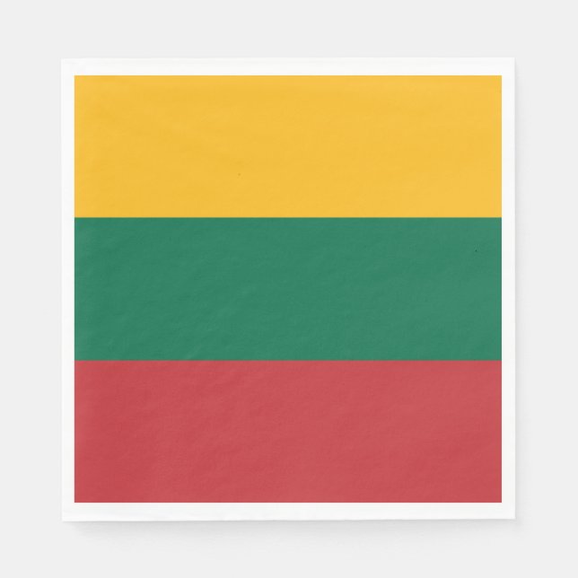 Lithuania Flag Napkin (Front)