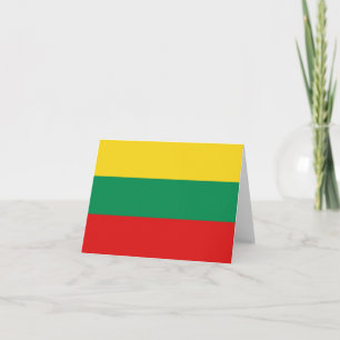 Lithuania Flag Notecard