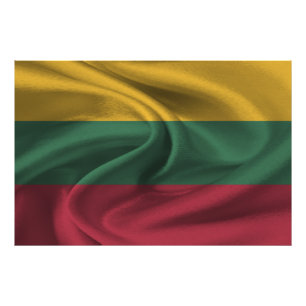 Lithuania Flag Photo Print