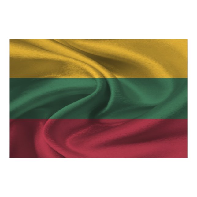 Lithuania Flag Photo Print (Front)