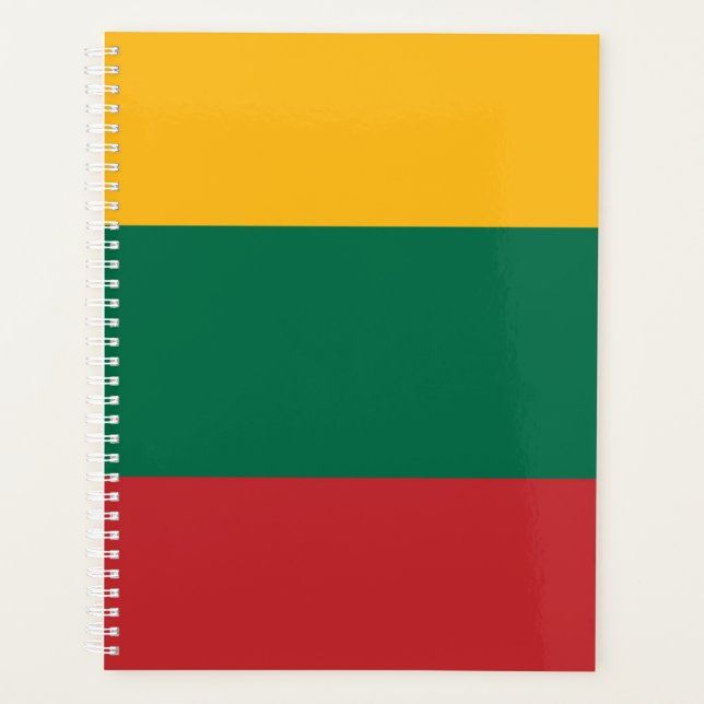 Lithuania Flag Planner (Front)