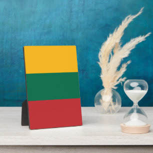 Lithuania flag plaque