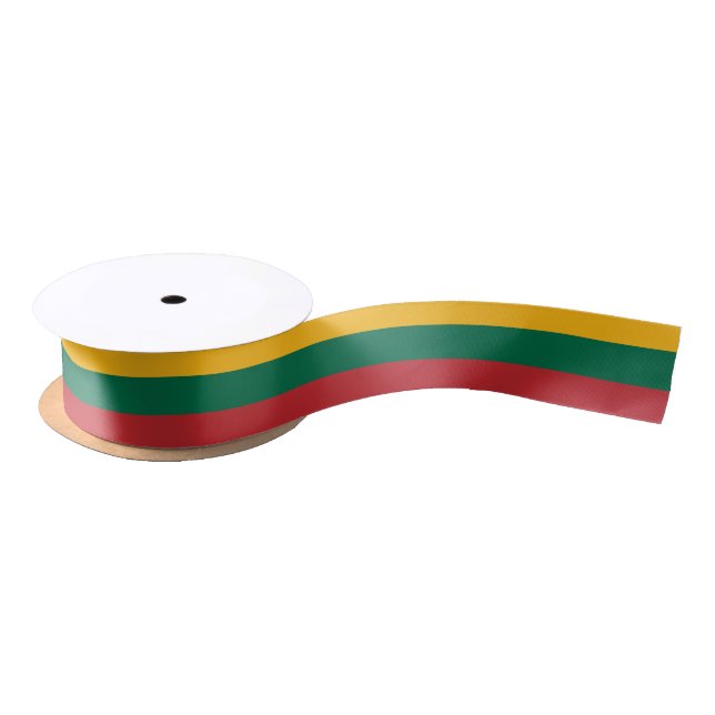Lithuania Flag Satin Ribbon (Spool)