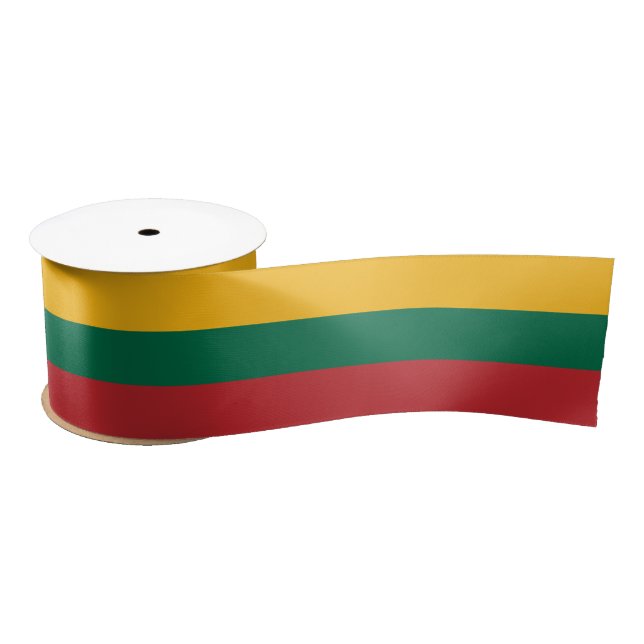 Lithuania Flag Satin Ribbon (Spool)