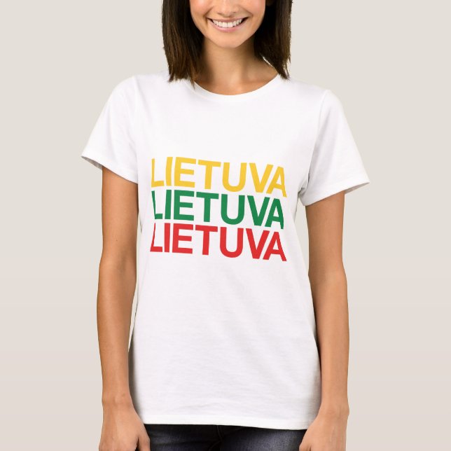 LITHUANIA Flag T-Shirt (Front)