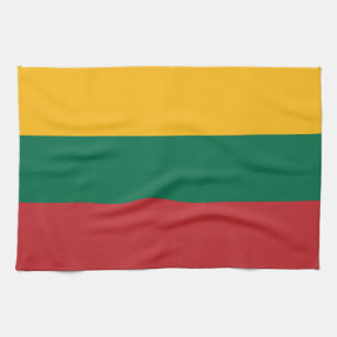 Lithuania Flag Tea Towel