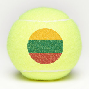 Lithuania flag tennis balls