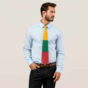 Lithuania flag tie