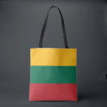 Lithuania Flag Tote Bag<br><div class="desc">Patriotic flag of Lithuania.</div>