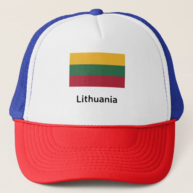 Lithuania Flag Trucker Hat (Front)