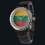 Lithuania flag watch<br><div class="desc">An ideal gift for all those who are patriotic of their country!</div>