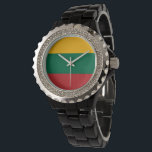 Lithuania flag watch<br><div class="desc">An ideal gift for all those who are patriotic of their country!</div>