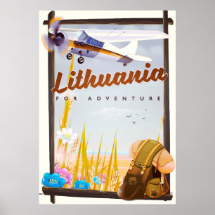 lithuania - For an adventure travel poster