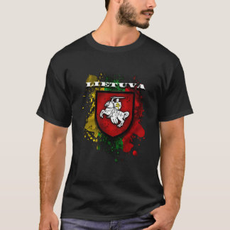 Lithuania Gift National Attributes Flag And Vytis T-Shirt