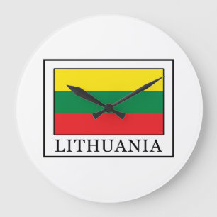 Lithuania Large Clock