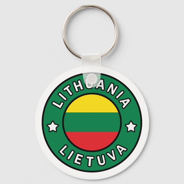 Lithuania Lietuva Key Ring (Front)