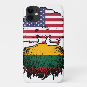 Lithuania Lithuanian American USA United States Case-Mate iPhone Case