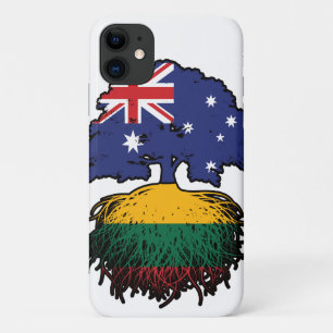 Lithuania Lithuanian Australian Australia Tree Case-Mate iPhone Case