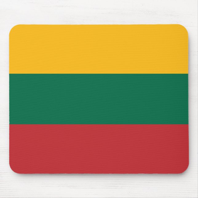 Lithuania (Lithuanian) Flag Mouse Pad (Front)