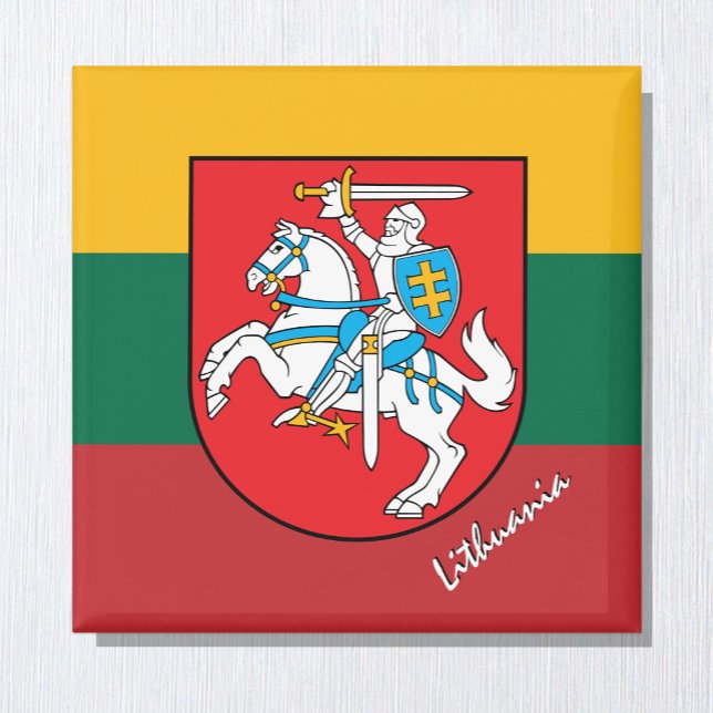 Lithuania Magnet, Patriotic, Lithuanian Flag Magnet (Creator Uploaded)