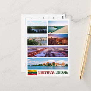 Lithuania - Mosaic - Postcard