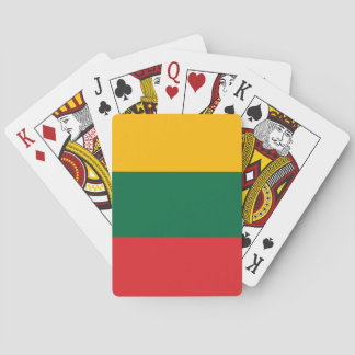 Lithuania National Flag Playing Cards