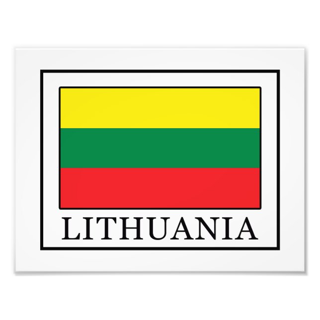 Lithuania Photo Print (Front)