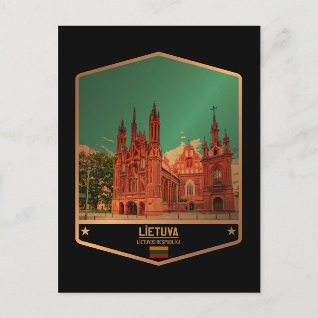 Lithuania Postcard (Front)