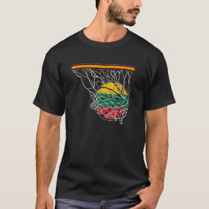 Lithuania Sport Basketball Basket Ball Proud Flag T-Shirt