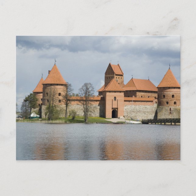 Lithuania, Trakai. Island Castle 2 Postcard (Front)