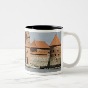 Lithuania, Trakai. Island Castle 2 Two-Tone Coffee Mug