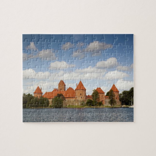 Lithuania, Trakai, Trakai Historical National 2 Jigsaw Puzzle (Horizontal)