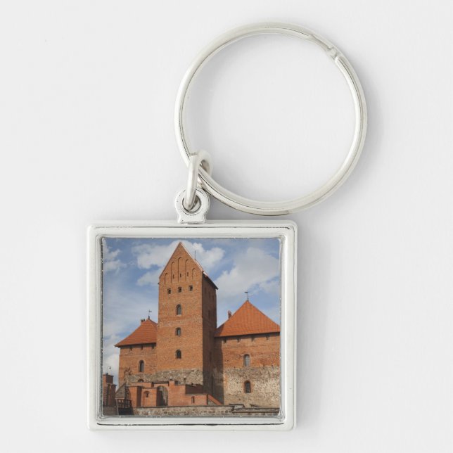 Lithuania, Trakai, Trakai Historical National 3 Key Ring (Front)