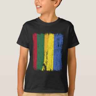 Lithuania Ukraine Half Flag Lithuanian Ukrainian H T-Shirt