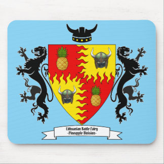 Lithuanian Battle Fairy Cat Mouse Pad