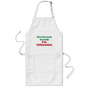 Lithuanian Borscht Long Apron