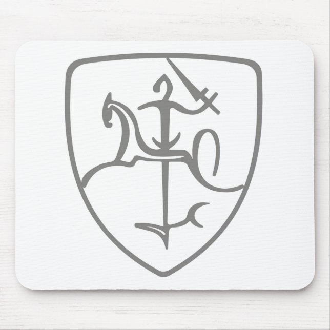 Lithuanian Coat of Arms Vytis Mouse Mat/Pad Mouse Pad (Front)