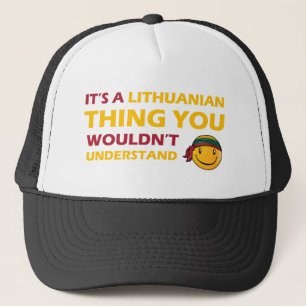 LITHUANIAN design Trucker Hat