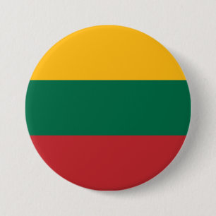 Lithuanian Flag 7.5 Cm Round Badge
