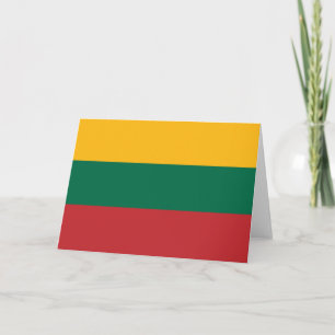 Lithuanian Flag Card