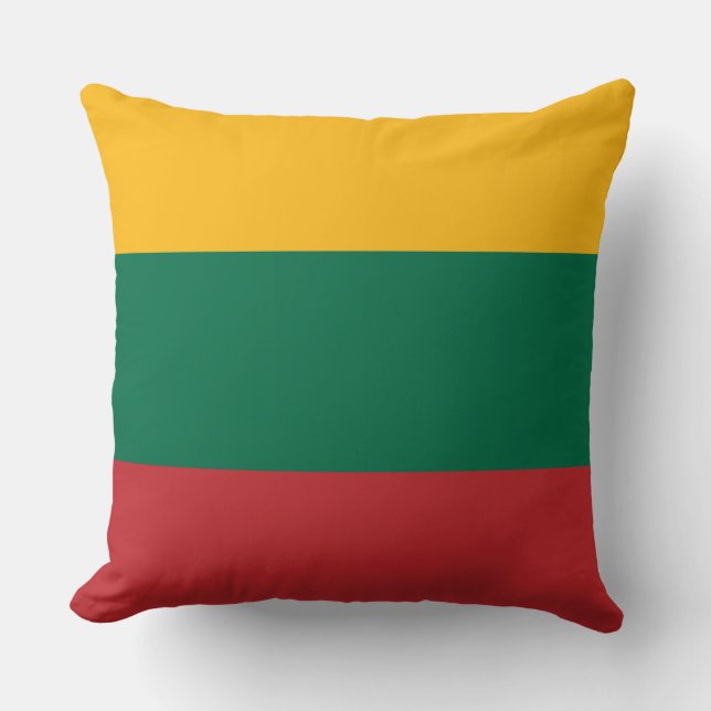 Lithuanian Flag Cushion (Front)
