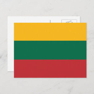 Lithuanian Flag, Flag of Lithuania Postcard