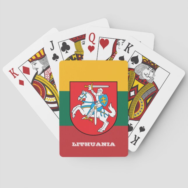 Lithuanian Flag Games, Lithuania Playing Cards (Back)