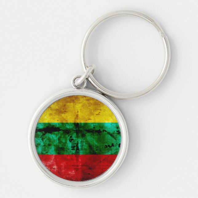 Lithuanian Flag Key Ring (Front)