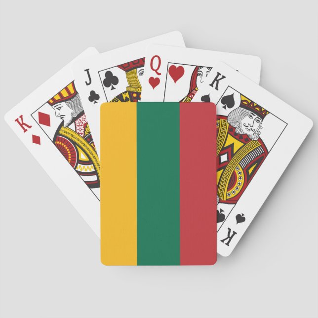 Lithuanian Flag Playing Cards (Back)