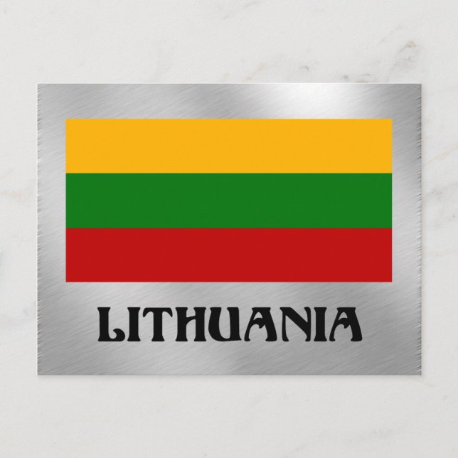 Lithuanian Flag Postcard (Front)
